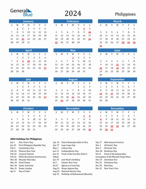 holy week 2024 calendar philippines
